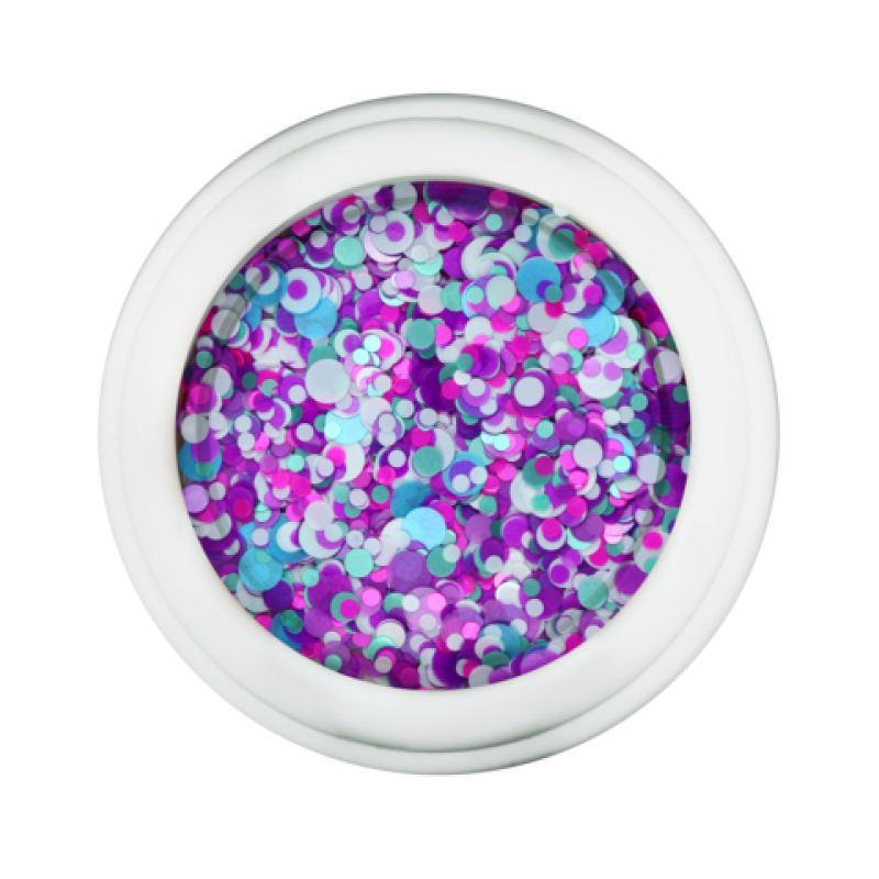 Cre8tion Nail Art Designed Confetti Glitter, 086, 0.5oz, 1101-0790